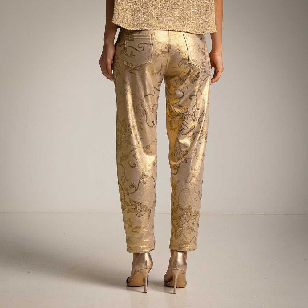 marigiou-golden-floral-print-pants-back-view