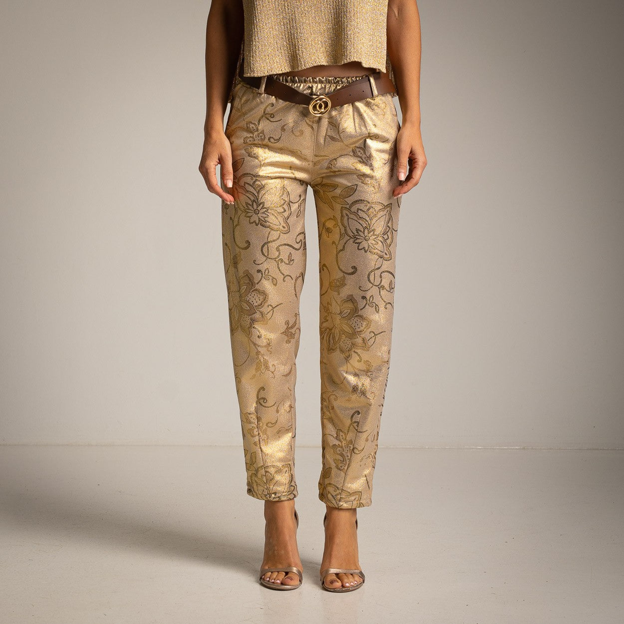 marigiou-golden-floral-print-pants-front-zoom